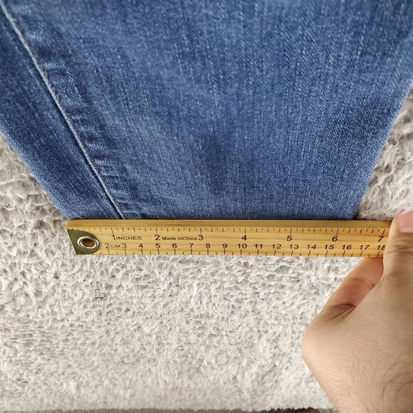 Universal Thread Jeans Womens 2/26R Blue High Rise Slim Straight - Picture 8 of 9